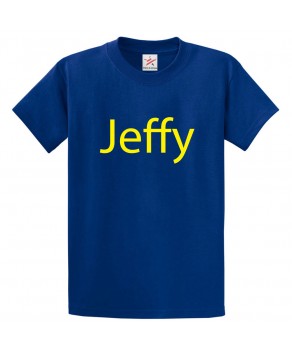 Jeffy Classic Unisex Kids and Adults T-Shirt For Cartoon Fans